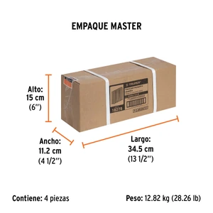 Truper Caja con 5000 grapas corona 1/4