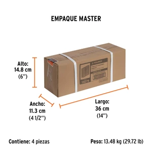 Truper Caja con 5000 grapas corona 1/4