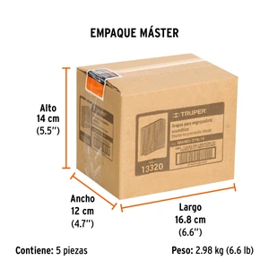 Truper Caja con 1000 grapas corona 7/16