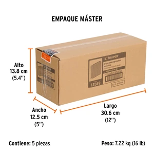 Truper Caja con 1000 grapas corona 7/16