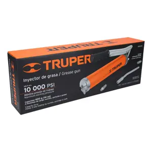 Truper Inyectora de grasa 14 oz, 10000 PSI con grip antiderrapante