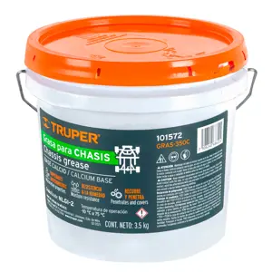 101572 / GRAS-350C Grasa lubricante para chasis, base calcio, 3.5 kg, Truper