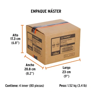 Tuercas para inyectores de grasa, 2 piezas, Truper