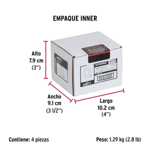 Grillete de acero forjado 1/2
