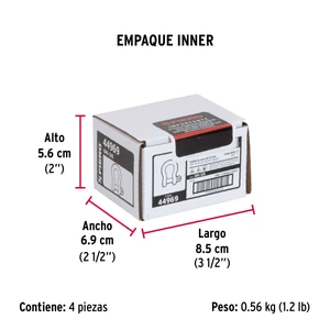 Grillete de acero forjado 3/8
