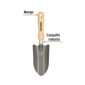 Cuchara para jardín, mango de 6