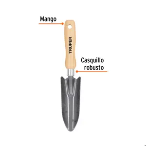 Transplantador para jardín, mango de 6