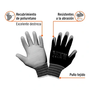 Guantes de nylon recubiertos de poliuretano, CH, TRUPER