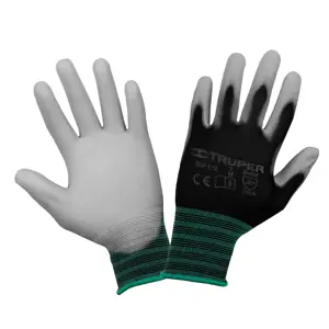 Guantes de nylon recubiertos de poliuretano, M, Truper