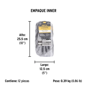 Guantes de nylon recubiertos de poliuretano, G, PRETUL