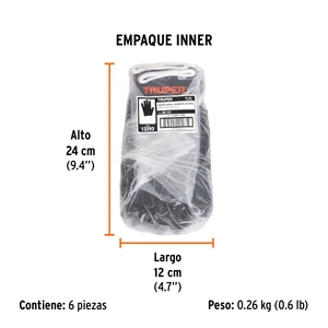 Guantes de nylon recubiertos de nitrilo, CH, TRUPER