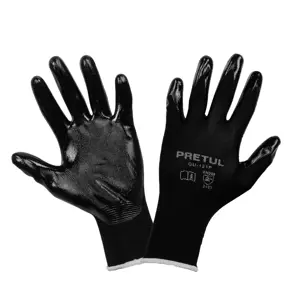 20026 / GU-121P Guantes de nylon recubiertos de nitrilo, CH, Pretul