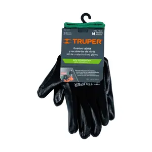 Guantes de nylon recubiertos de nitrilo, M, TRUPER