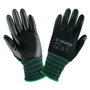 Guantes de nylon recubiertos de nitrilo, M, Truper