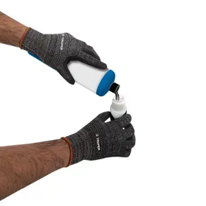 Guantes de nylon recubiertos de nitrilo arenoso, G, TRUPER