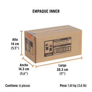 Guantes de carnaza y loneta, unitalla, TRUPER