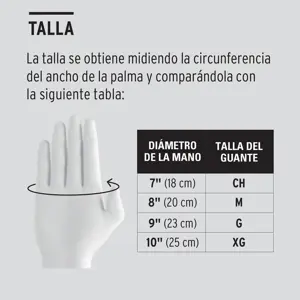 Guantes de látex para limpieza, medianos, Truper