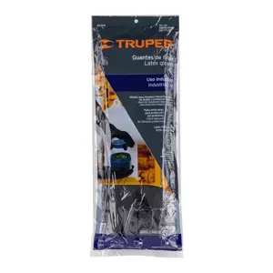 14268 / GU-322 Guantes de látex industriales, medianos, Truper