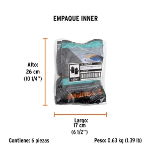 Guantes de látex reforzados para limpieza, CH, TRUPER