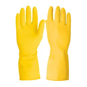 Guantes de látex para limpieza, chicos, Pretul