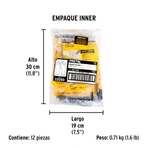Guantes de látex para limpieza, M, PRETUL