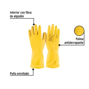 Guantes de látex para limpieza, G, PRETUL