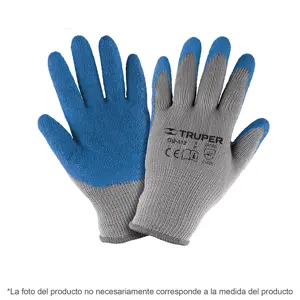 Guantes de poliéster recubiertos de latex, CH, TRUPER