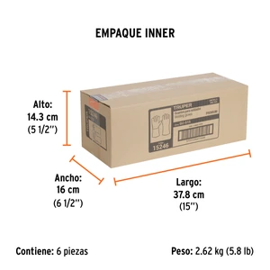 Guantes para soldador, reforzados, azules, TRUPER