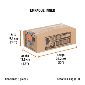 Guantes para mecánico, palma reforzada, TRUPER