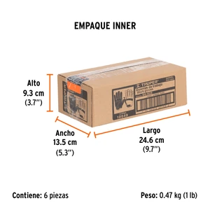 Guantes para mecánico, alta visibilidad, TRUPER