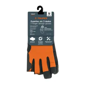 Guantes para mecánico, alta sensibilidad, TRUPER