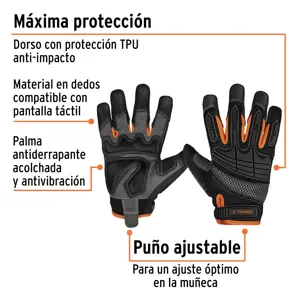 Expert Guantes para mecánico con protección anti-impacto, TRUPER