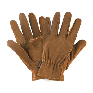 Guantes de carnaza premium para electricista, Truper