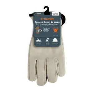 Guantes de piel de cerdo, tipo operador, TRUPER