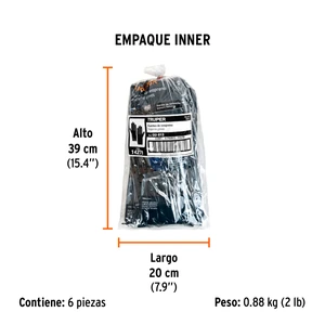 Guantes de neopreno para manejo de químicos, G, TRUPER