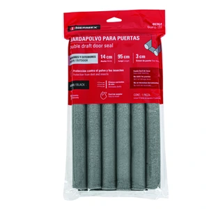 Guardapolvo con funda 95 cm, negro, HERMEX