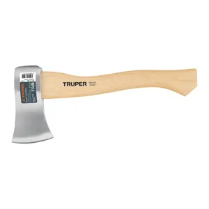 11376 / HC-1-1/4E Truper Hacha cazadora, 1-1/4 lb, mango hickory 14