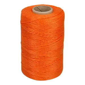 14061 / HIL-165N Carrete con 165 m de hilo para albañil naranja, Truper