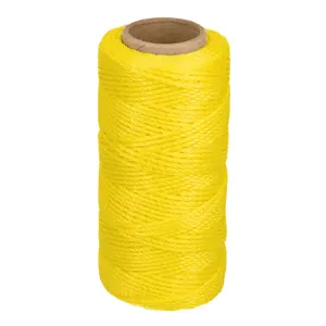 14045 / HIL-65A Carrete con 65 m de hilo para albañil amarillo, Truper