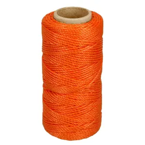 14051 / HIL-65N Carrete con 65 m de hilo para albañil naranja, Truper