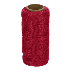 14046 / HIL-65R Carrete con 65 m de hilo para albañil rojo, Truper