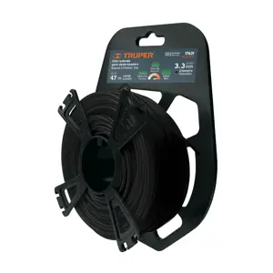 17631 / HLB-155 Rollo de hilo para desbrozadora, 3.7 mm x 34 m, Truper