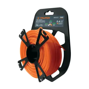 17609 / HLB-95 Rollo de hilo para desbrozadora, 2.4 mm x 78 m, Truper