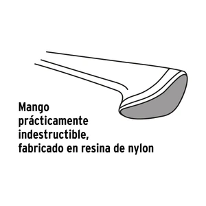 Hacha cazadora 1 lb mango de nylon de 14