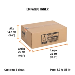 Gabardina impermeable doble capa con reflejante, G, Truper