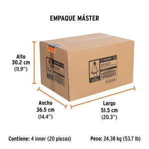 Gabardina impermeable doble capa con reflejante, G, Truper