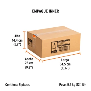 Gabardina impermeable doble capa con reflejante, CH, Truper