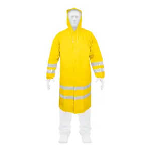 17721 / IM-REF-S Gabardina impermeable doble capa con reflejante, CH, Truper