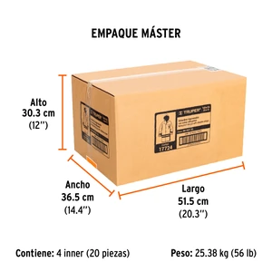 Gabardina impermeable doble capa con reflejante, XG, Truper
