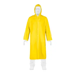 29964 / IMPER-L-P Gabardina impermeable ligera de PVC, talla G, Pretul
